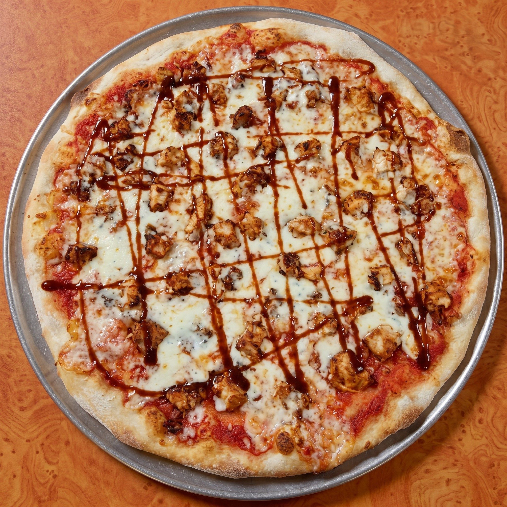 BBQ Chicken Pizza.