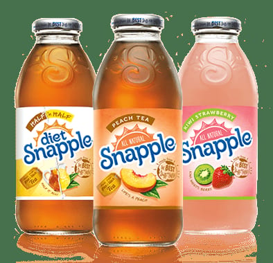Snapple Product or Brisk Tea.