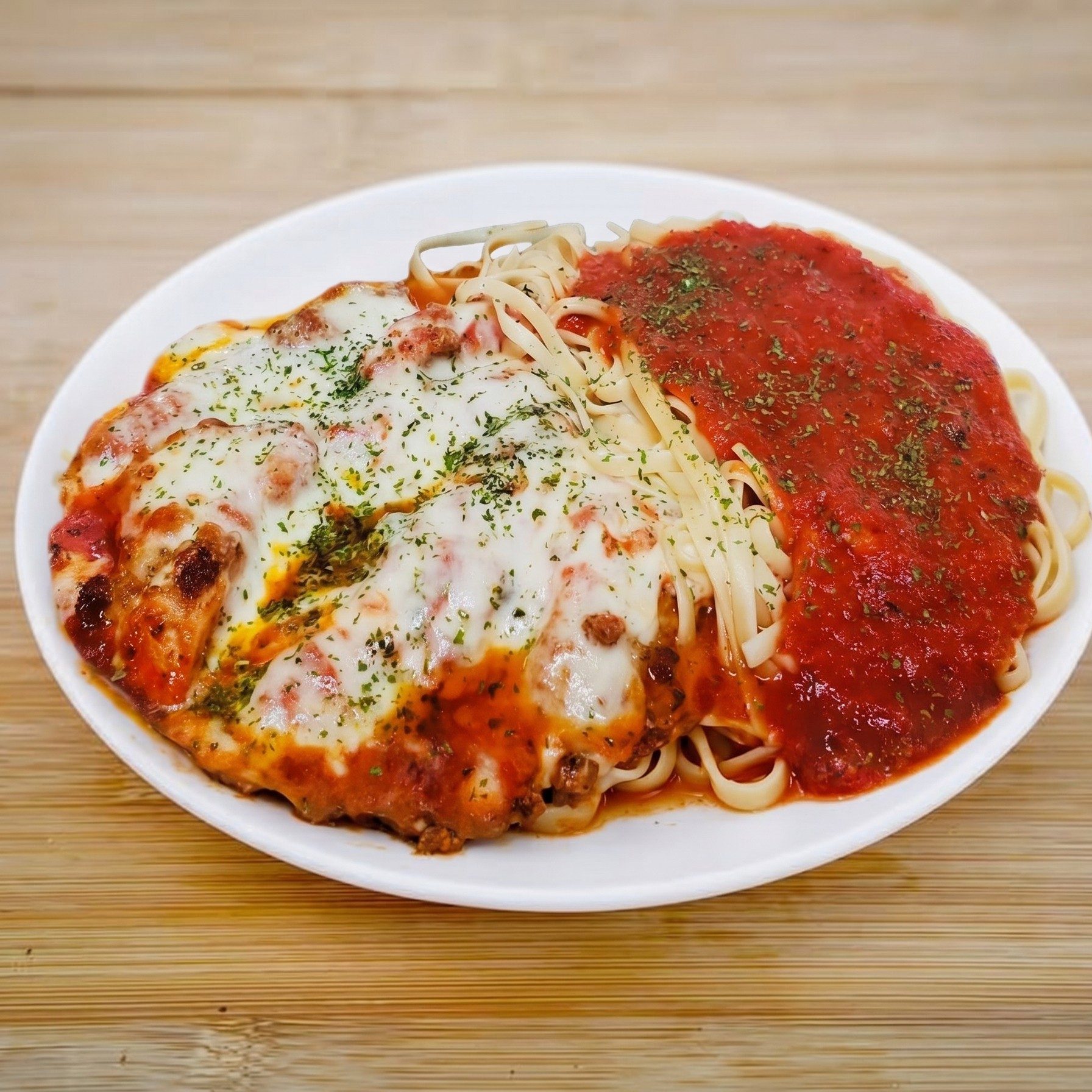 Chicken Parmigiana.