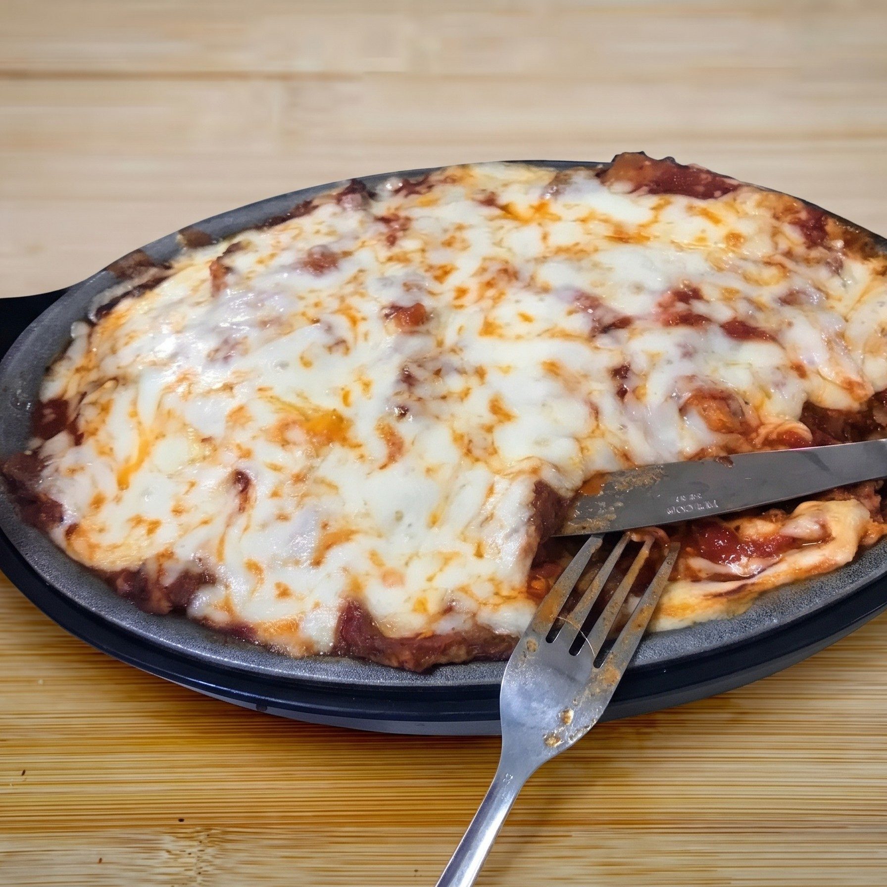 Eggplant Parmigiana.